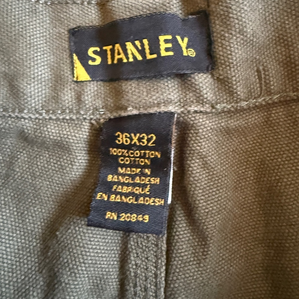 Stanley Men's Khaki Green Chinos - Picture 3 of 7